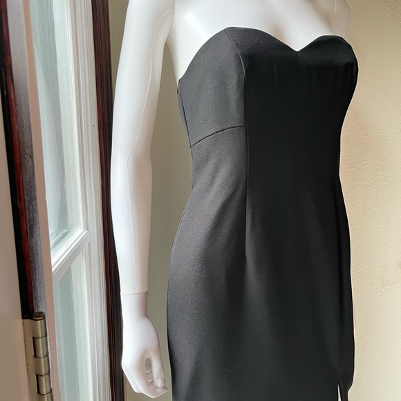 Vintage Alex Evenings sweetheart strapless dress with slit - Picture 7 of 14